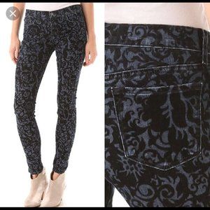 💜HP🎊🎉NWT J Brand  "Olive Brocade" Skinny Pants